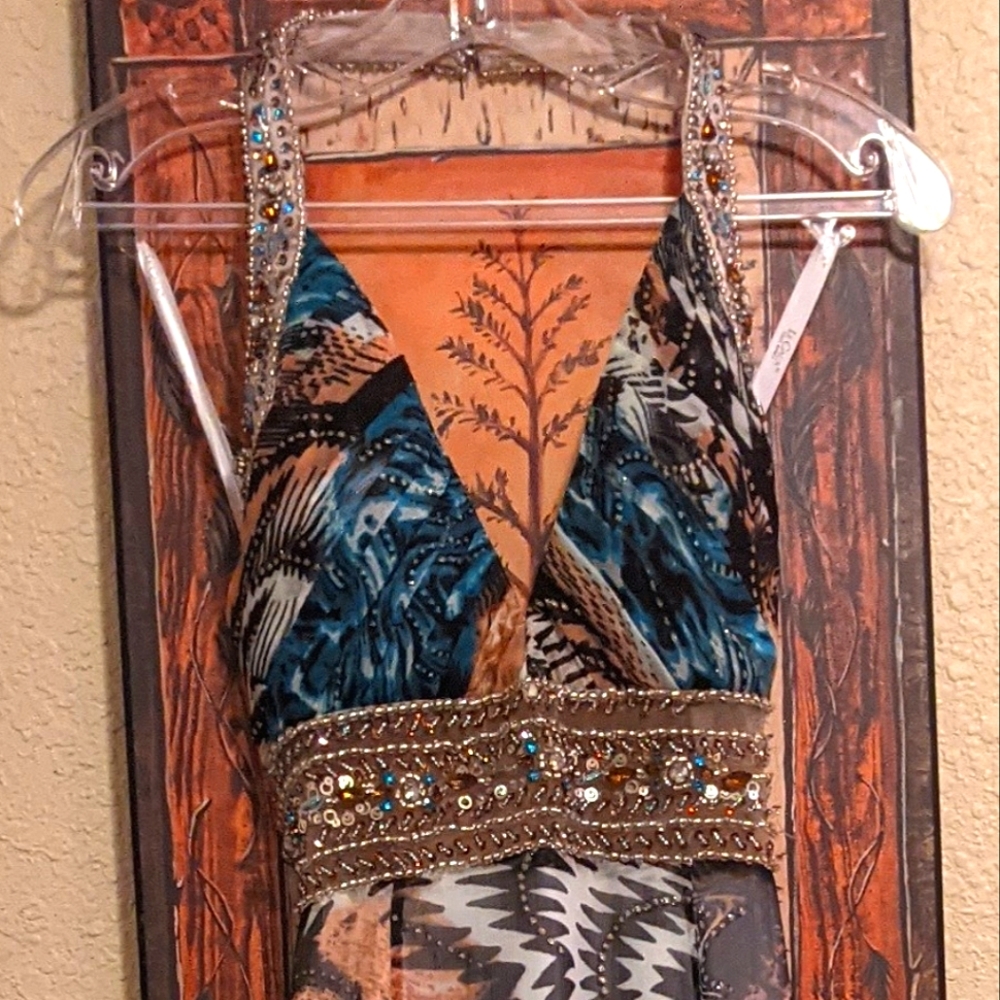 Tony Bowls La Gala Gown Used Sz 4